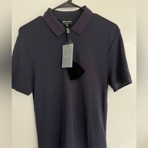 Giorgio Armani Navy Blue Polo NWT